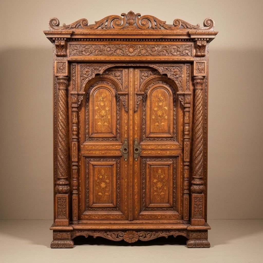 Victorian Mahogany Armoire